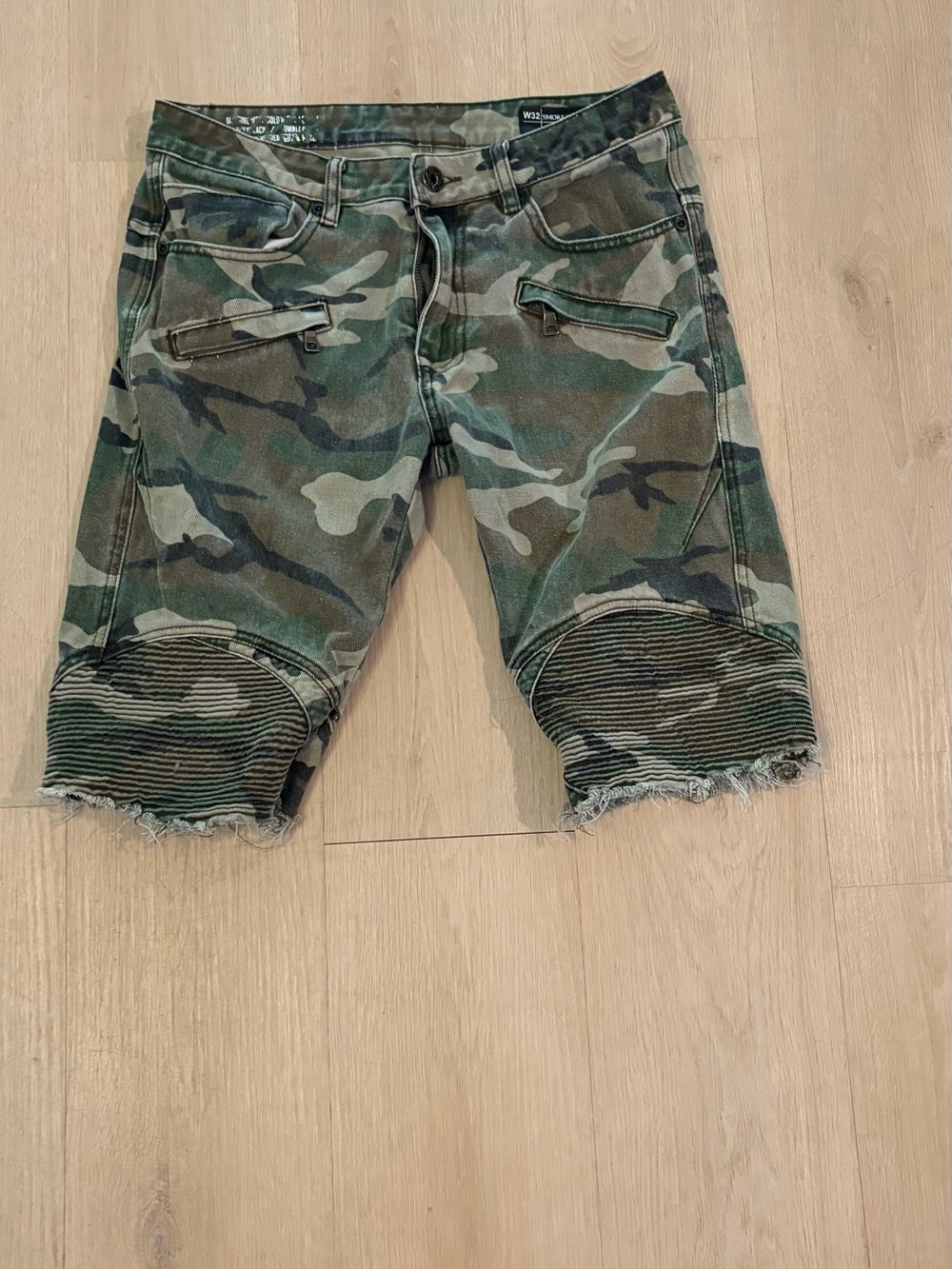 Men's Camo Utility Shorts - Green Camouflage